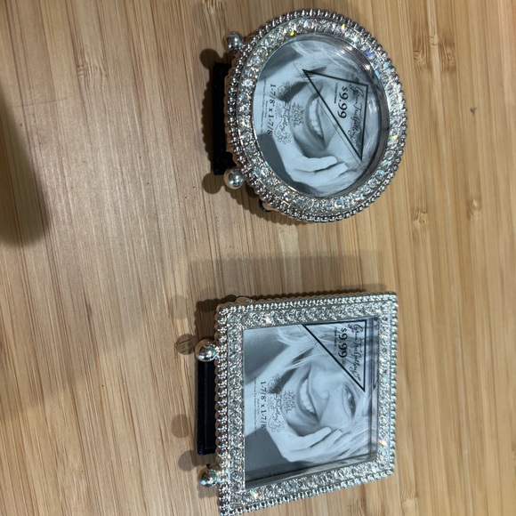 ✨ Sparkly Rhinestone Mini Photo Frames Set (2) ✨ - Picture 3 of 3